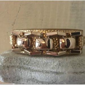 Gold Geometric Cuff Bracelet